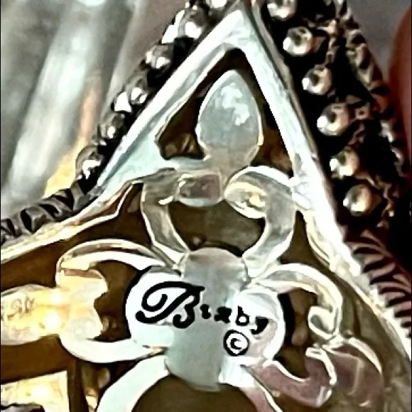 Rare, Barbara Bixby Sterling Silver, 18k Gold, Citrine Ring❤️